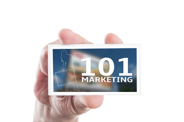 101 marketing concept