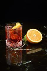 negroni on the rocks