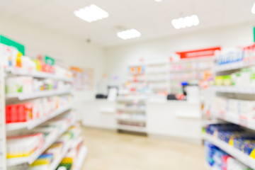 pharmacy or drugstore room background