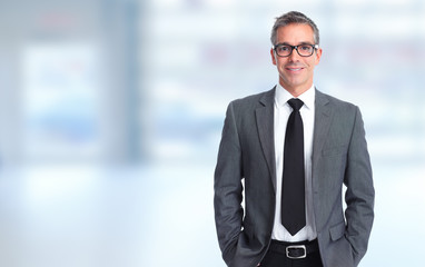 Handsome businessman.