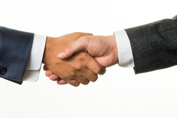 ビジネス成功!商談成立It is a handshake business talk success