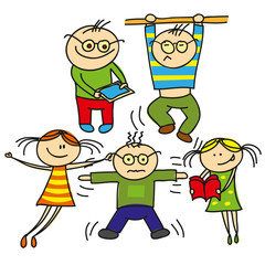 vector kids new style