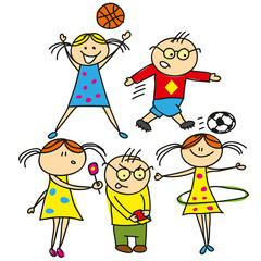 vector kids new style