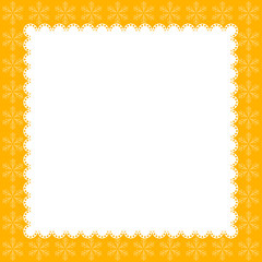 Abstract design with snowflakes