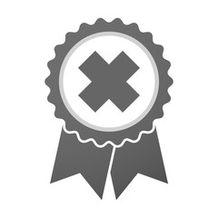 Obraz premium Vector badge icon with an irritating substance sign