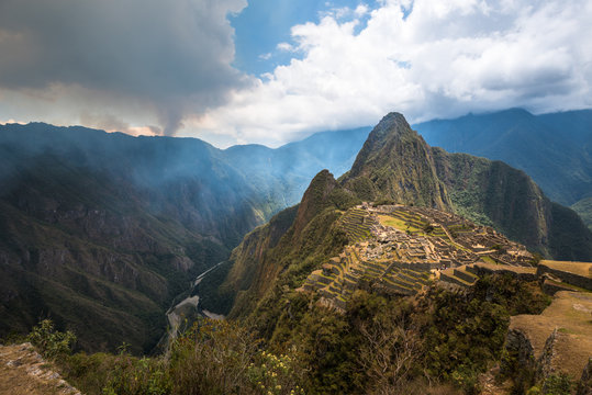 Machu Picchu, UNESCO World Heritage Site. One of the New Seven Wonders of the world