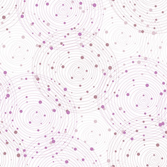 Hand drawn seamless pattern with circles