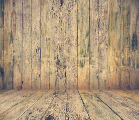 wooden room, retro filtered, instagram style