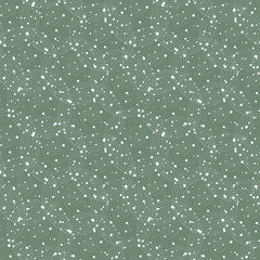 Hand drawn seamless pattern with circles