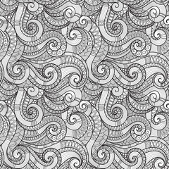 Seamless Pattern for coloring book.