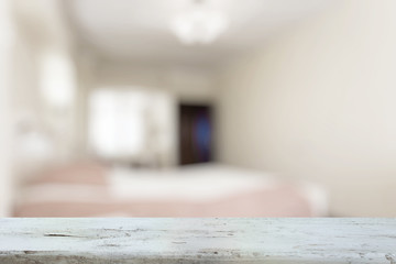 desk in the bedroom