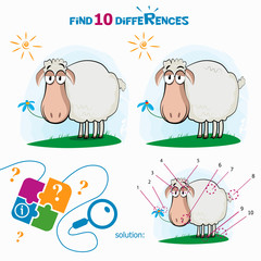 Find 10 differences