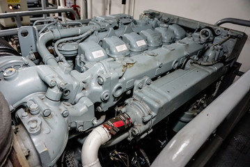main engine of the ship
