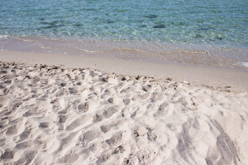 Blue sea & white sand