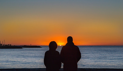 Amanecer en la playa