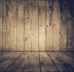 old wooden room