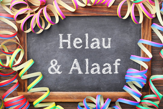 Tafel - Helau & Alaaf