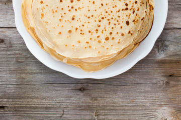 pancakes - top view