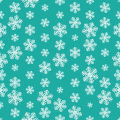 Snowflake Seamless Pattern