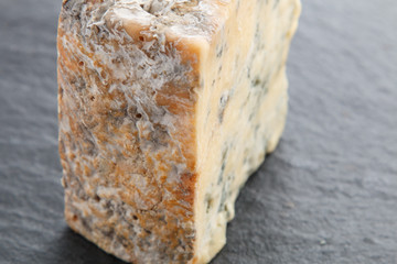 Mature Blue Stilton cheese - a favourite Christmas treat in Brit