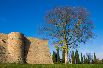 Fototapeta na wymiar Fortezza Albornoz ad Urbino