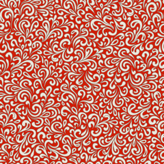 Wavy doodle seamless pattern