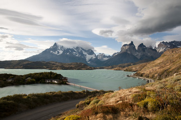 Obraz premium Pehoe Lake - Torres Del Paine National Park - Chile