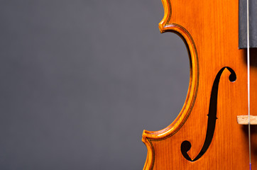 violin part on black