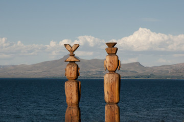 Wooden Statues - Nahuel Huapi Lake - Argentina