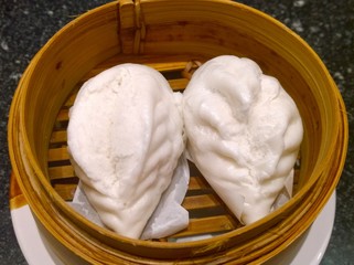 Meat bun timsum chinese food 