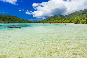 Anse I'Islette on Mahe in Seychelles