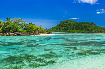 Anse I'Islette on Mahe in Seychelles