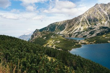 Naklejka na ściany i meble Mountains, Valley of five lakes, Poland, Zakopane