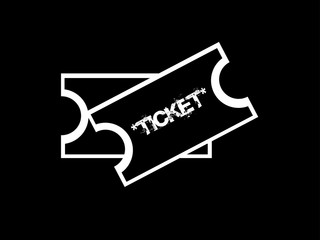 Fototapeta premium tickets icon