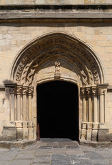 Fototapeta na wymiar Church of Santa Maria del Puerto, Santoña, Cantabria, Spain