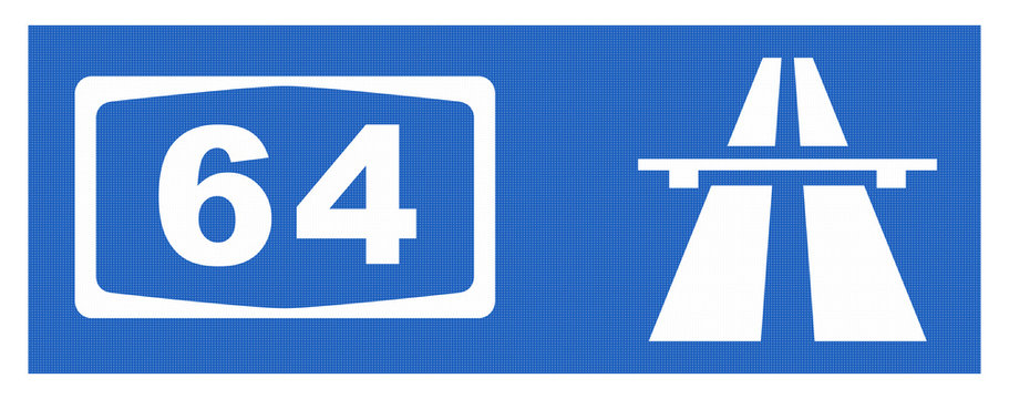 A 64-Symbol mit Reflektierung