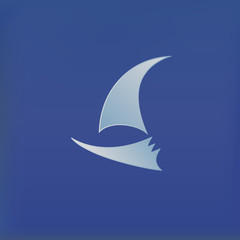 Vector yacht club logo