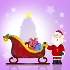 Santa Claus sleigh