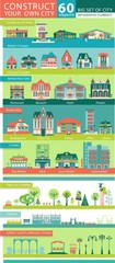 Big set with City Infographic Objects. 