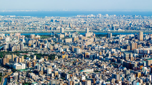 Citiscape of Tokyo, Japan