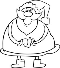 santa claus coloring book