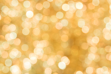 blur golden light from the christmas night