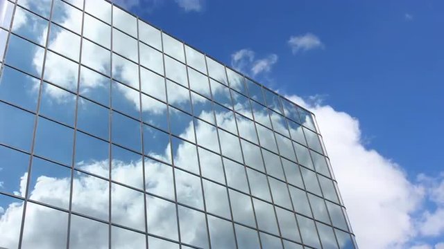 Cloud Reflections in Office Building