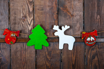 the new year decorations