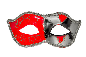 Venetian Carnival Mask   patterned asymmetrical frontal picture