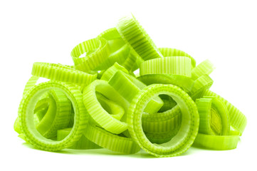 Lauch Porree in Scheiben