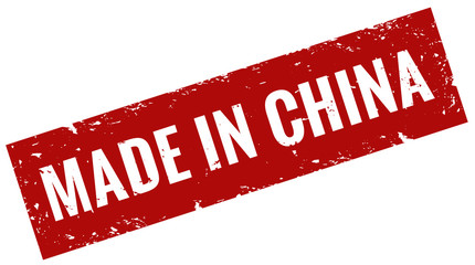 Made in China Stempel rot