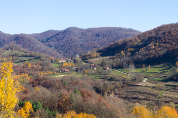 Beautiful countryside in Croatian Zagorje