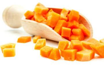 Möhre Karotte gewürfelt