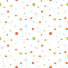 Seamless retro dots pattern